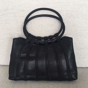 Vintage Bruno Magli Black Leather Purse